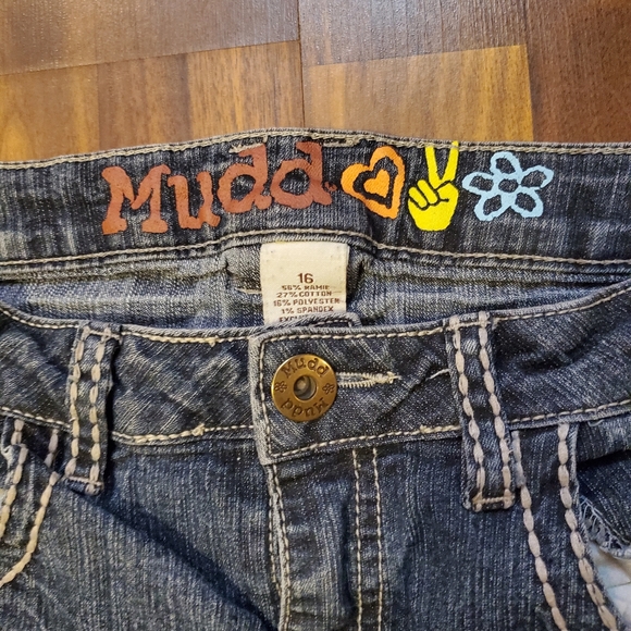 Girls Mudd jeans size 16 - Picture 3 of 4